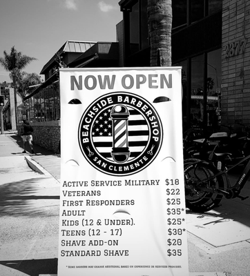 Opening Up! - This isn’t a corporate chain or a flash-in-the-pan pop-up. We’re local, family-owned, and rooted in respect: for the craft, for the community, and for every person who walks through our doors.
Come see the difference. Built from scratch, with nothing but high standards. Welcome to Beachside. Opening Up! - This isn’t a corporate chain or a flash-in-the-pan pop-up. We’re local, family-owned, and rooted in respect: for the craft, for the community, and for every person who walks through our doors.
Come see the difference. Built from scratch, with nothing but high standards. Welcome to Beachside.