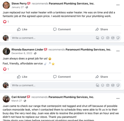5 Stars on Facebook! - Here are our Facebook reviews for your reference :).