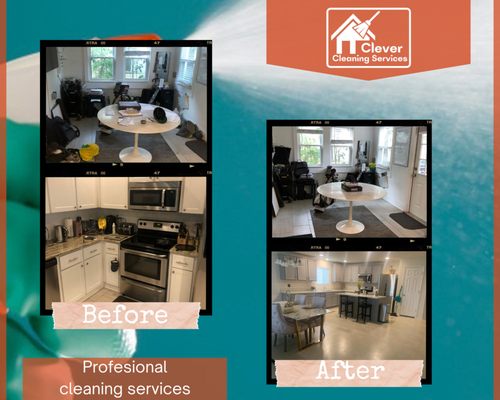 Before and after - This is before and after of some cleanings done by us Before and after - This is before and after of some cleanings done by us