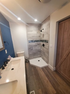 Bathroom Remodeling - Here are some before and after pics of some remodeling we did, along with some additions. Bathroom Remodeling - Here are some before and after pics of some remodeling we did, along with some additions.