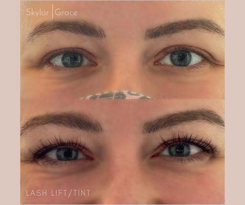 Last Lift and Tint Special - Easy beautiful natural lash lift and tint. Perfect for summer. Streamline your mornings and skip mascara with a Lash lift and tint. Last 5-6 weeks. Great option for folks who can't do lash extensions. See New client promotions. Lash Tint is free with purchase of first Lash Lift. (savings of $35) Last Lift and Tint Special - Easy beautiful natural lash lift and tint. Perfect for summer. Streamline your mornings and skip mascara with a Lash lift and tint. Last 5-6 weeks. Great option for folks who can't do lash extensions. See New client promotions. Lash Tint is free with purchase of first Lash Lift. (savings of $35)