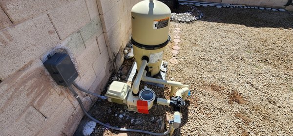Desert City Pools, Your one stop shop for pool service and repair. - Do you have a pump that just finally decided to give up on you. Maybe you have a pump that just ain't quite working right. Give us a call today to schedule your free estimate to get your pool back up and running the way it should be.