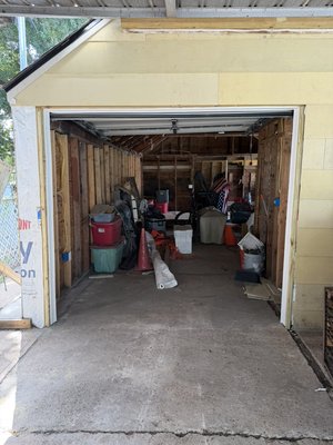 Garage Repairs - New door and repairs. Garage Repairs - New door and repairs.