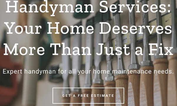 Book now for all your residential and business services - We specialize in all handyman services from :
General Repairs and Maintenance
Electrical & Smart Home
Plumbing
Carpentry and Woodworking
Outdoor and Yard
Call today for a free estimate and check our website for services and prices! Book now for all your residential and business services - We specialize in all handyman services from :
General Repairs and Maintenance
Electrical & Smart Home
Plumbing
Carpentry and Woodworking
Outdoor and Yard
Call today for a free estimate and check our website for services and prices!
