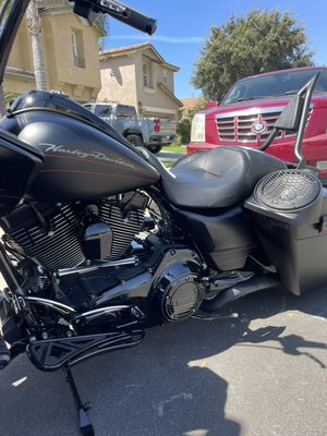 Harley Davison Glide Detailing - This Glide Mate get a detailing, Harley Davison Glide Detailing - This Glide Mate get a detailing,