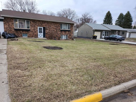 Overseeding Project - Is your lawn looking thin, patchy, or tired? Our expert overseeding services are the perfect solution to revitalize your turf. By strategically planting new grass seed directly into your existing lawn, we can thicken its density, improve its color, and enhance its resistance to weeds, pests, and drought. 1  Rejuvenate your outdoor space and enjoy a lush, vibrant lawn you'll be proud of. Contact us today for a free consultation and let's bring your lawn back to life!