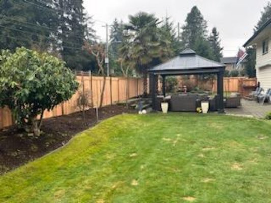 New Fence - Tore down the old worn out fence and replace with a beautiful new cedar femce New Fence - Tore down the old worn out fence and replace with a beautiful new cedar femce