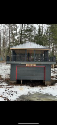 Custom Pavillion Built Upon A Boathouse in Manitowish Waters - In Manitowish Waters, our client had a unique vision: to build a screened-in pavilion on top of a boathouse, complete with a Trex Clam Shell deck. They sent us some pictures to illustrate their idea, and we at Diamond Decking took it from there. We created a detailed 3D model representation to ensure every element matched their vision, giving them a clear picture of the final result. After approval, our skilled team went on-site and brought the project to life. The result was a stunning, functional pavilion with a beautiful, durable Trex deck that perfectly blended with the natural surroundings. Another dream deck turned into reality by Diamond Decking! Custom Pavillion Built Upon A Boathouse in Manitowish Waters - In Manitowish Waters, our client had a unique vision: to build a screened-in pavilion on top of a boathouse, complete with a Trex Clam Shell deck. They sent us some pictures to illustrate their idea, and we at Diamond Decking took it from there. We created a detailed 3D model representation to ensure every element matched their vision, giving them a clear picture of the final result. After approval, our skilled team went on-site and brought the project to life. The result was a stunning, functional pavilion with a beautiful, durable Trex deck that perfectly blended with the natural surroundings. Another dream deck turned into reality by Diamond Decking!