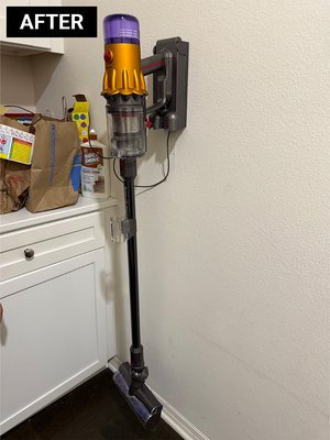 Dyson vacuum cleaner - Installed a charger for a Dyson vacuum cleaner. Dyson vacuum cleaner - Installed a charger for a Dyson vacuum cleaner.