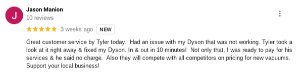 5 Star Customer Reviews - 5 Star Customer Reviews