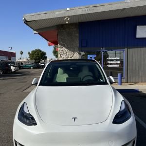 Tesla Model Y Ceramic Tint - We installed Global Window Films QDP Ceramic tint on this 2023 Tesla model Y. QDP Ceramic provides enhanced performance in total solar energy rejection, glare reduction, and up to 76% IR heat rejection, so it keeps you and your car cooler while you are driving. This premium film looks great, and comes with a lifetime warranty against any fading, peeling or bubbling. Tesla Model Y Ceramic Tint - We installed Global Window Films QDP Ceramic tint on this 2023 Tesla model Y. QDP Ceramic provides enhanced performance in total solar energy rejection, glare reduction, and up to 76% IR heat rejection, so it keeps you and your car cooler while you are driving. This premium film looks great, and comes with a lifetime warranty against any fading, peeling or bubbling.