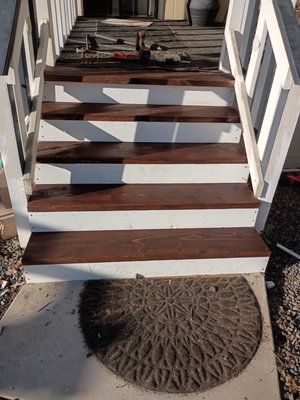 Staircase repair - Small staircase, big difference. Tore out the old, unsafe setup and rebuilt it solid, clean, and built to last. Another one done right by Empyre Construction. Staircase repair - Small staircase, big difference. Tore out the old, unsafe setup and rebuilt it solid, clean, and built to last. Another one done right by Empyre Construction.