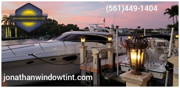 Boats - Marine Window Tinting Service. We provide high quality window tint that offers privacy and protection against sun damage to surfaces and items in the cabin. Boats - Marine Window Tinting Service. We provide high quality window tint that offers privacy and protection against sun damage to surfaces and items in the cabin.