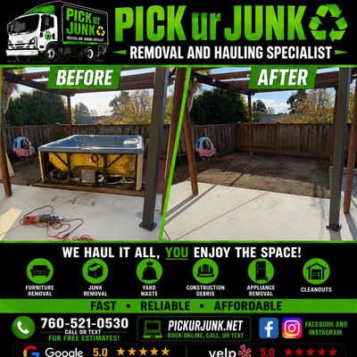 Jacuzzi Demolition and Haul Away Jobs - We can remove and haul away your old jacuzzi no matter where it is located. We have removed them inside, outside, and on third floors. We generally charge in between $350-500 depending on accessibility. Our prices include dump and labor fees as well. Jacuzzi Demolition and Haul Away Jobs - We can remove and haul away your old jacuzzi no matter where it is located. We have removed them inside, outside, and on third floors. We generally charge in between $350-500 depending on accessibility. Our prices include dump and labor fees as well.