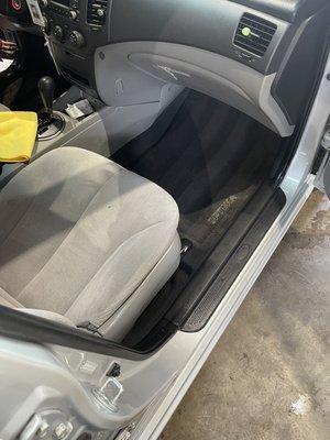 Car detail inside and out - Car detail, very thorough and seats extracted. Exterior was hand washed, vinyl shined, and coated by ceramic spray.