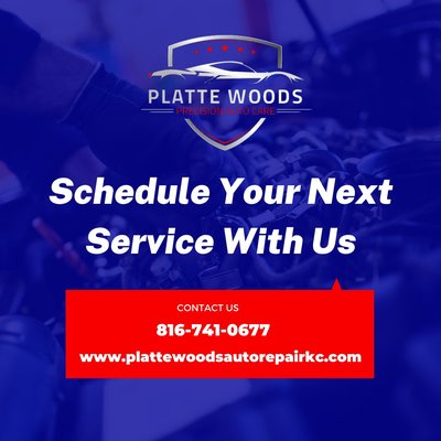 Auto Repair - We offer many extensive repairs here at Platte Woods Precision Auto Care. From oil changes to engine and transmission replacements. We offer a 2 year or 24,000 mile warranty with all repairs! Give us a call to get a quote or schedule service!
