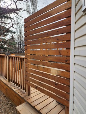 Sanding deck ,rails, pergola stained in Natural color - We Sanding the rails and the deck , pergola and stain it in Transparent stain in Natural color