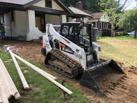 Concrete driveway - This is a concrete driveway replacement