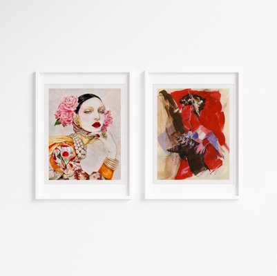 Giclée Print for Fine Art/Fashion Illustration - Artist, Connie Lim, originally from L.A. but now in London is a well know Fashion Illustrator. Her work has been commissioned with many high profile fashion brands and clients. It was a privilege to print two of her original artworks on Hahnemühle® German Etching Fine Art Inkjet paper with a beautiful texture and heavy weight presentation. The color, texture and presentation is exquisite.