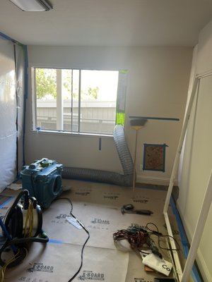 Water damage and mold project - This project involves a leaking garden hose slowly leaking and destroying the structure around and below it Water damage and mold project - This project involves a leaking garden hose slowly leaking and destroying the structure around and below it