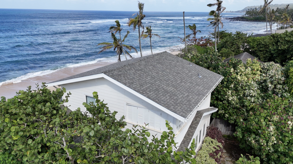 Beachfront Shingle Re-roof - Another beautiful beachfront shingle reroof on the North Shore of Oahu!