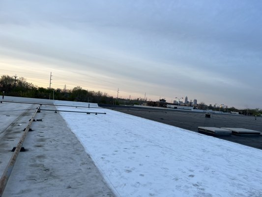Roses, Layover TPO Roof - This job was done in Cleveland Ohio, 25x140 & was finished in 2 days. Roses, Layover TPO Roof - This job was done in Cleveland Ohio, 25x140 & was finished in 2 days.