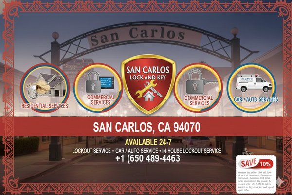 Security installation -lock change - rekey lock -emergency locksmith service 24-7 - Whether you are looking to upgrade your security or you find yourself in an urgent situation, San Carlos Lock And Key provides professional, reliable solutions tailored for your home, business, and vehicle.
Our Core Services
• Residential Solutions: From high-security lock installations and rekeying to emergency house lockout assistance, we ensure your home remains a safe haven.
• Commercial Security: We specialize in master key systems, electronic access control, and heavy-duty hardware to protect your business assets and employees.
• Automotive Assistance: Locked out of your car? Our mobile units provide rapid-response lockout services to get you back on the road without damaging your vehicle. Security installation -lock change - rekey lock -emergency locksmith service 24-7 - Whether you are looking to upgrade your security or you find yourself in an urgent situation, San Carlos Lock And Key provides professional, reliable solutions tailored for your home, business, and vehicle.
Our Core Services
• Residential Solutions: From high-security lock installations and rekeying to emergency house lockout assistance, we ensure your home remains a safe haven.
• Commercial Security: We specialize in master key systems, electronic access control, and heavy-duty hardware to protect your business assets and employees.
• Automotive Assistance: Locked out of your car? Our mobile units provide rapid-response lockout services to get you back on the road without damaging your vehicle.