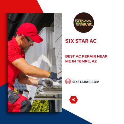 BEST AIR CONDITIONER REPAIR SERVICE IN TEMPE ARIZONA - Six Star AC is the best air conditioner repair service in Tempe Arizona. With over many years of experience as a licensed HVAC contractor, Six Star AC has the expertise to make sure your air conditioner is running at its peak performance. From simple repairs to complete system replacements, Six Star AC has the knowledge and resources to get the job done quickly and correctly. At Six Star AC, we understand that when your air conditioner isn’t running right, it can cause many problems. Whether you’re dealing with too much humidity, not enough cooling, or strange smells, an inefficient air conditioner can make your home uncomfortable and drive up your energy bills. That’s why Six Star AC provides fast, reliable services that can get your air conditioner up and running again quickly. BEST AIR CONDITIONER REPAIR SERVICE IN TEMPE ARIZONA - Six Star AC is the best air conditioner repair service in Tempe Arizona. With over many years of experience as a licensed HVAC contractor, Six Star AC has the expertise to make sure your air conditioner is running at its peak performance. From simple repairs to complete system replacements, Six Star AC has the knowledge and resources to get the job done quickly and correctly. At Six Star AC, we understand that when your air conditioner isn’t running right, it can cause many problems. Whether you’re dealing with too much humidity, not enough cooling, or strange smells, an inefficient air conditioner can make your home uncomfortable and drive up your energy bills. That’s why Six Star AC provides fast, reliable services that can get your air conditioner up and running again quickly.