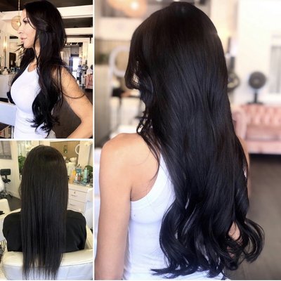 Beaded Weft hair extension for our client - All clients are special in being able to customize their hair color to the desired extensions that are matched to their hair or being able to add some more depth to each clients desired look Beaded Weft hair extension for our client - All clients are special in being able to customize their hair color to the desired extensions that are matched to their hair or being able to add some more depth to each clients desired look