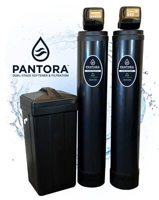 The Pantora™ Whole-Home Water Solution—Softened, Filtered, and Protected - The Pantora™ is Clear Water Concepts’ premier dual-stage water treatment system, engineered for households seeking the highest standard in both water softening and filtration. This powerhouse pairing brings together the Olympus high-efficiency water softener and the EcoTech catalytic carbon filtration system, providing your home with softened, chemical-free water from every tap.
Hard water minerals like calcium and magnesium are efficiently removed, preventing scale buildup and prolonging appliance life, while the EcoTech stage eliminates chlorine, chloramines, VOCs, and harmful contaminants like PFAS and pesticides—delivering clean, great-tasting water you can trust. The Pantora™ Whole-Home Water Solution—Softened, Filtered, and Protected - The Pantora™ is Clear Water Concepts’ premier dual-stage water treatment system, engineered for households seeking the highest standard in both water softening and filtration. This powerhouse pairing brings together the Olympus high-efficiency water softener and the EcoTech catalytic carbon filtration system, providing your home with softened, chemical-free water from every tap.
Hard water minerals like calcium and magnesium are efficiently removed, preventing scale buildup and prolonging appliance life, while the EcoTech stage eliminates chlorine, chloramines, VOCs, and harmful contaminants like PFAS and pesticides—delivering clean, great-tasting water you can trust.