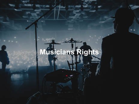 Musician's Rights - The services we typically provide for artists and bands include:
• Collecting late or no-payments for performances
• Preventing the unauthorized usage of their image, name or likeness, and getting compensated when it happens
• Enforcing their rights not to be abused, harassed or otherwise taken advantage of
• Enforcing recording agreements with record labels, management agreements, record producer
agreements, songwriter agreements, publishing agreements, copyright protection, and licenses for musical works for use in film and television (“master use licenses” and “synch licenses”) Musician's Rights - The services we typically provide for artists and bands include:
• Collecting late or no-payments for performances
• Preventing the unauthorized usage of their image, name or likeness, and getting compensated when it happens
• Enforcing their rights not to be abused, harassed or otherwise taken advantage of
• Enforcing recording agreements with record labels, management agreements, record producer
agreements, songwriter agreements, publishing agreements, copyright protection, and licenses for musical works for use in film and television (“master use licenses” and “synch licenses”)
