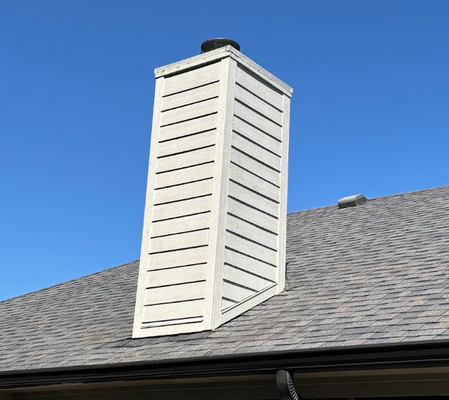 Chimney Trim Repair in Avon, Indiana - We repaired the damaged trim around this Avon chimney, restoring a clean appearance and helping protect the home from water intrusion. The new trim was properly fitted, secured and sealed for a durable, weather-resistant finish. Chimney Trim Repair in Avon, Indiana - We repaired the damaged trim around this Avon chimney, restoring a clean appearance and helping protect the home from water intrusion. The new trim was properly fitted, secured and sealed for a durable, weather-resistant finish.