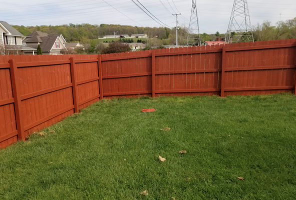 Fence Project - We provide professional painting service in East Tennesse. Our professional crews will treat your property as they would their own. They are conscientious, courteous, and will always leave your place clean. We make sure our painters are properly trained on the products they apply to your surfaces. Did you know it matters how heavily the film is applied? It’s true! Our teams know these things well. You can rest easy knowing we will advise you on the best paint for your situation. There are times that inexpensive paint may be the right answer, but in most cases, the “cheap stuff” requires more labor. Labor costs can be driven when two coats have to be applied, but there are other ways that aren’t as obvious.