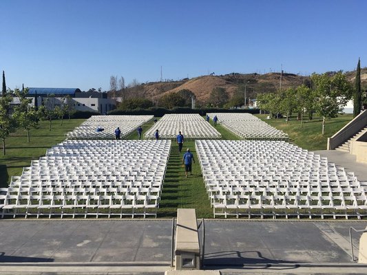 Graduation Set Up - Call us for your next Graduation!