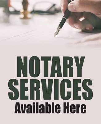 Notary Services - Tired of calling the bank only to hear “our notary isn’t in today”? We’re open and ready to help — quick notary service right here in town. 🖋️ Walk-ins welcome! Only $5 Per document.