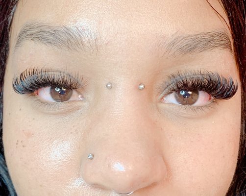 Natural volume lashes - Please DM me if you’d like to beautify your face with eyelash extensions and facial,wax ,lash lifting/ tint .