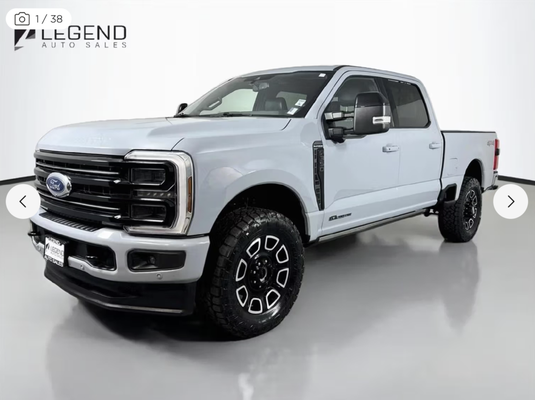 Check Out our Newest Inventory - 2026 Ford F-350SD
Platinum
Truck • 19k miles • Diesel Check Out our Newest Inventory - 2026 Ford F-350SD
Platinum
Truck • 19k miles • Diesel