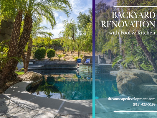 Backyard Renovation with Outdoor Kitchen - Backyard Renovation with Outdoor Kitchen