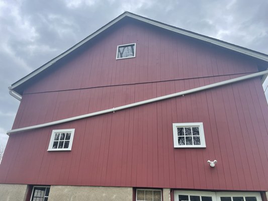Barn Restoration - This was a job we did for another contractor as a sub. We were able to bring this old barn back to life. Looks fantastic! Barn Restoration - This was a job we did for another contractor as a sub. We were able to bring this old barn back to life. Looks fantastic!