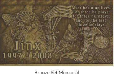 Remarkable Pet Memorials - You’ve shared so much together. Happy times. Quiet times. The friendship the two of you have developed over the years simply won’t be forgotten after your animal companion passes away. You’ll want to commemorate that special bond, just as you would any other loved one, with a high-quality memorial from Memories In The Making, Inc.