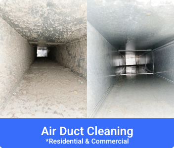 Air Duct Cleaning (Residential & Commercial) - Improve your indoor air quality and HVAC efficiency with our professional air duct cleaning services for homes and businesses. We remove dust, allergens, and contaminants from your ductwork to help provide cleaner, healthier air and lower energy costs. Our experienced team ensures thorough cleaning with minimal disruption to your home or workplace.