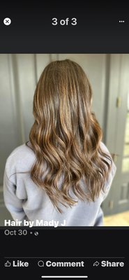 Full color transformation - This model wanted a full Balayage and a lighter look ! This look was done by Madison Jacobs ! Full color transformation - This model wanted a full Balayage and a lighter look ! This look was done by Madison Jacobs !