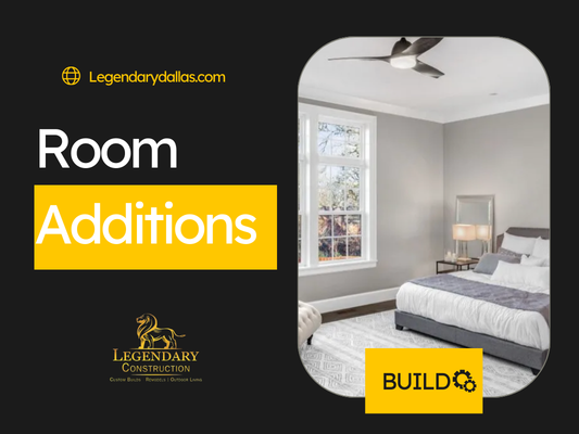 Room Additions - Expand your living space with thoughtful room additions that blend seamlessly with your home’s existing design. Enjoy increased comfort, added functionality, and a boost in property value -- all managed with Legendary’s trademark project transparency.
Looking for more space in your home? Call us today to start your addition project.