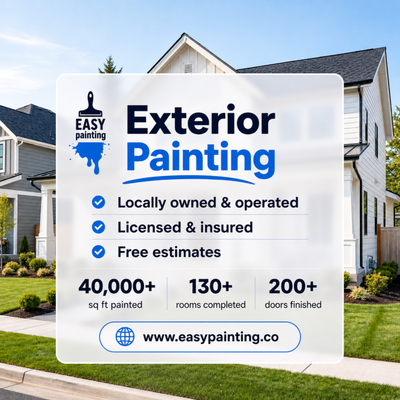 Exterior Painting in Asheville - Exterior painting project completed in Asheville, NC.
We pressure washed, prepared all surfaces, and applied high-quality paint for a clean, durable finish that protects the home.