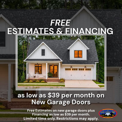 Free Estimates & Financing for New Garage Doors - One Clear Choice Garage Doors offers free estimates on new garage door installations along with financing options as low as $39 per month for qualified customers. Our team helps homeowners select the right garage door to enhance curb appeal, improve security, and add long-term value to their property. Free Estimates & Financing for New Garage Doors - One Clear Choice Garage Doors offers free estimates on new garage door installations along with financing options as low as $39 per month for qualified customers. Our team helps homeowners select the right garage door to enhance curb appeal, improve security, and add long-term value to their property.