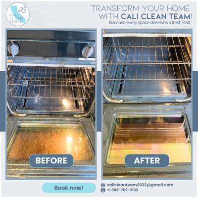 Cali Clean Team's Sparkling Makeover - Can you spot the difference? 
Check out these before and after photos cleaned by the Cali Clean Team. How amazing is the transformation from grimy to gleaming? See the magic for yourself and imagine how spotless your own appliances could be!