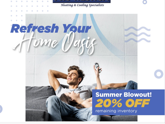 Summer Blowout Deal! - Refresh your home oasis with our Summer Blowout!🌞
GET 20% OFF on top-quality air conditioners. Stay cool and save big!
☎️780-513-2511 Summer Blowout Deal! - Refresh your home oasis with our Summer Blowout!🌞
GET 20% OFF on top-quality air conditioners. Stay cool and save big!
☎️780-513-2511