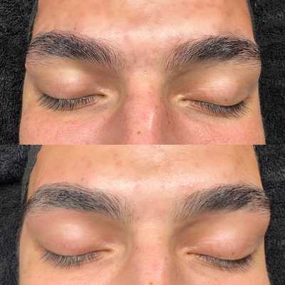 Male Brow Wax - Let’s clean those brows up still leaving you with a masculine shape!