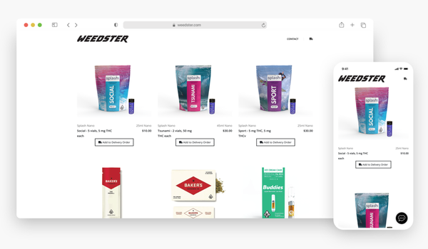 Weedster - Weedster is a cannabis brand and delivery platform based out of Santa Barbara, California. They differentiate themselves from other brands by working with a network of dispensaries that sell Weedster products to make deliveries straight to your door.


The Challenge

To facilitate deliveries, Weedster needed to build a scalable e-commerce platform for customers to order from. They also required a dynamic delivery system that shared updates in real time with the nexus of dispensaries that sold their products. Due to this industry being tightly regulated, the Weedster platform had to comply with California state law, but also be simple for their dispensaries and drivers to use.


The Solution

TS Marketing built Weedster the solutions they needed and more. 

First, we created a dynamic delivery system that automatically routes orders to the closest licensed delivery depot. The system is also capable of automated ID authentication; a user takes a photo of their ID, and Weedster can immediately verify their identity and age. From there, the system sends the user real-time status updates from the delivery driver.

TS Marketing opted for a cached cookie system to store user data locally on the customer's device, over a complex internal database. Using cookies, a user only needs to validate their ID and delivery details once, and each subsequent visit to the shop will autofill their information with one-click. This means quicker and easier purchases for both Weedster and their customers.

Finally, we built a powerful administration portal for Weedster to add, manage, and remove product inventory. This panel stores over 80 different data points of chemical composition for the cannabis, manages incoming orders, communicates status to delivery drivers and clients, allows admins to add, remove, and manage delivery depots, sets delivery radius, and updates license information. The system also exports METRC CSV files for compliance purposes.
Weedster


The Result

Weedster currently has a database of 61 unique products sold throughout the state of California, and can showcase the Weedster system to attract further investors to their company.

In 2022, TS Marketing is supporting Weedster's disruptive pivot to Web3 vertical integration and launch of the Weedster NFT. This will enable worldwide distribution, hyperlocal delivery franchises, cryptocurrency e-commerce transactions, and instantaneous settlement to all levels of the supply chain.