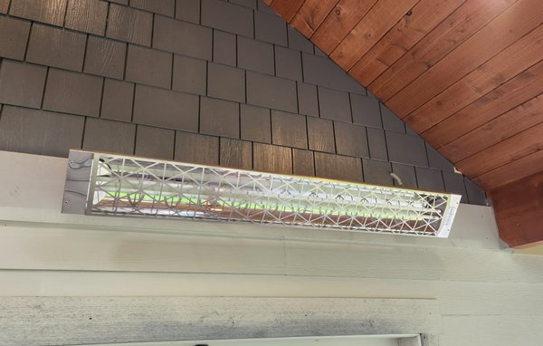 Deck Addition - Homeowner framed a large covered space over the back patio but had no lighting and was concerned about heating in the winter. Salt and Light was able to install 240V heaters, 6 can lights, and 2 large ceiling fans to illuminate the dining space as well as keep the space warm during the winter months.
If you have a similar home addition that you want will lit up, or brought power for receptacle usage. This project is our expertise. Deck Addition - Homeowner framed a large covered space over the back patio but had no lighting and was concerned about heating in the winter. Salt and Light was able to install 240V heaters, 6 can lights, and 2 large ceiling fans to illuminate the dining space as well as keep the space warm during the winter months.
If you have a similar home addition that you want will lit up, or brought power for receptacle usage. This project is our expertise.
